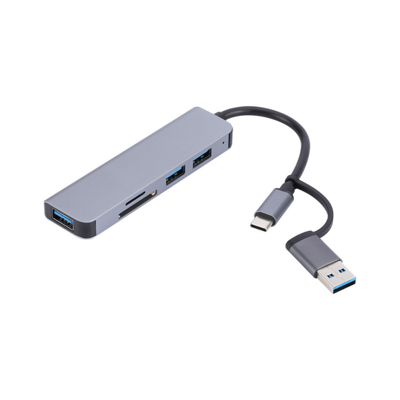 5-in-1 USB Hub with Type-C