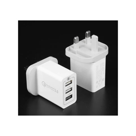 Fast Charge Travel Adaptor with 3 USB Port