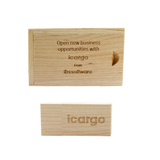Wooden Flash Drive with Case