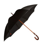 23" Auto Open/Close Umbrella with Wooden J Handle