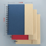 Recycled Notebook with Colored Tabs, Sticky Pad and Ball Pen
