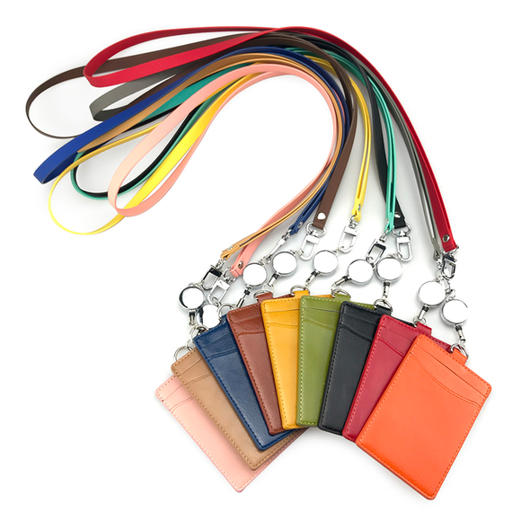 PU Leather Lanyard and Cardholder