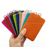 PU Leather Lanyard and Cardholder