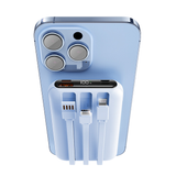 20000mAh Magnetic Wireless Charger Power Bank with 3 Built In Cables