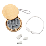 Bamboo 4-in-1 Charging Cable (Circle)