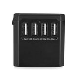USB Travel Adaptor with 4 USB Hub + Type C