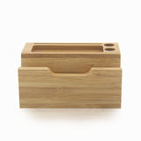 Bamboo charging Dock Stand holder come with USB Ports