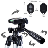 Big tripod universal phone Bluetooth self-timer camera set