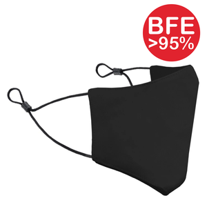 Ergonomic Anti-Bacterial M-Mask with Adjustable Strap Comes with Inner Pocket and 2pcs of Disposable Filters