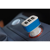 3USB aluminum car charger