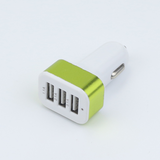 3USB aluminum car charger