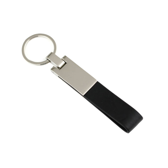 Leather Key Ring with Strap