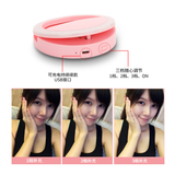 LED ring camera light