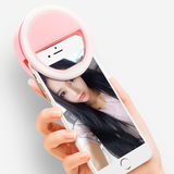 LED ring camera light