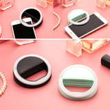 LED ring camera light
