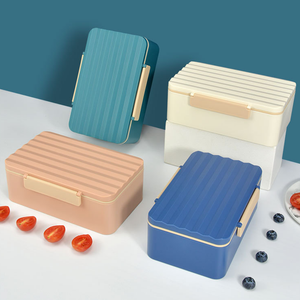 Lunch box with Ridges Top