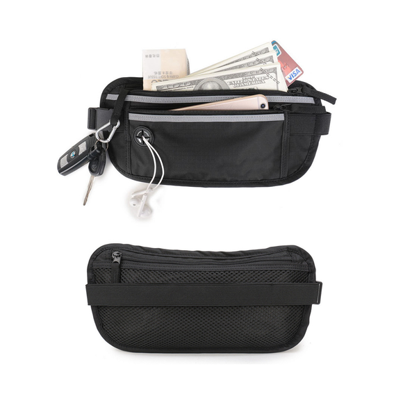 RFID anti - theft brush body belt wallet wallet bag