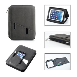 Tablet Portfolio with Power Bank 5000mAh Battery