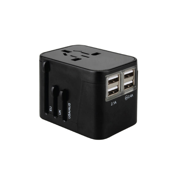 USB Travel Adaptor with 4 Hub