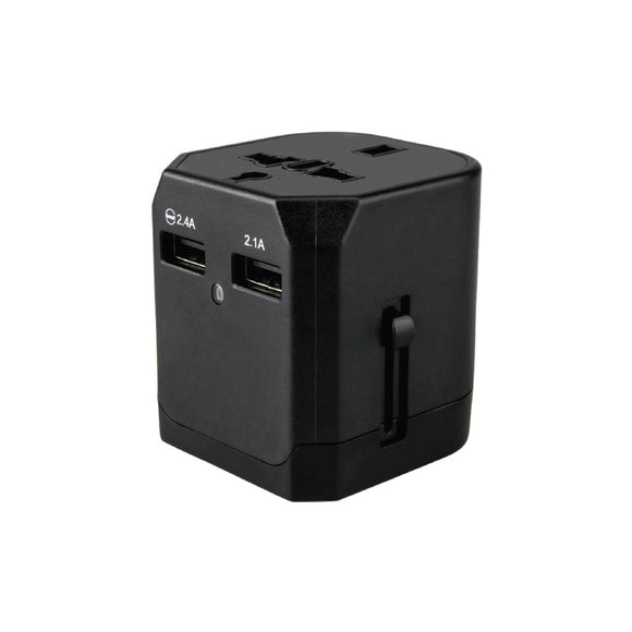 USB Travel Adaptor with 2 Hub