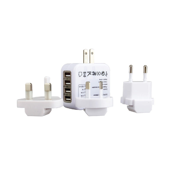 USB Travel Adaptor with 4 Hub