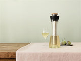 Gliss White Wine Carafe, Black