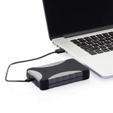 Swiss Peak Powerbank 8.800mAh, Grey/Black