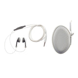 Oova Earbuds With Mic, Grey/White
