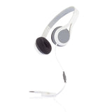 Oova Headphone With Mic, Grey/White