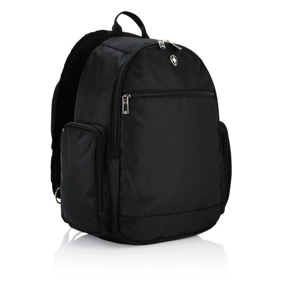 Swiss Peak Crossover Sling 15” Laptop Backpack, Black