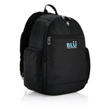 Swiss Peak Crossover Sling 15” Laptop Backpack, Black