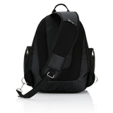 Swiss Peak Crossover Sling 15” Laptop Backpack, Black