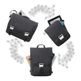 Rio rPET Tablet Bag, Black/Grey