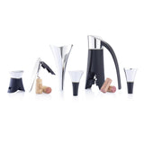 Airo Lux Wine Set, Black/Silver